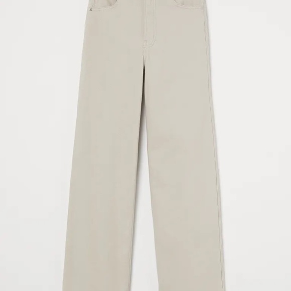 Beige twill pants from H&M - Picture 2 of 2